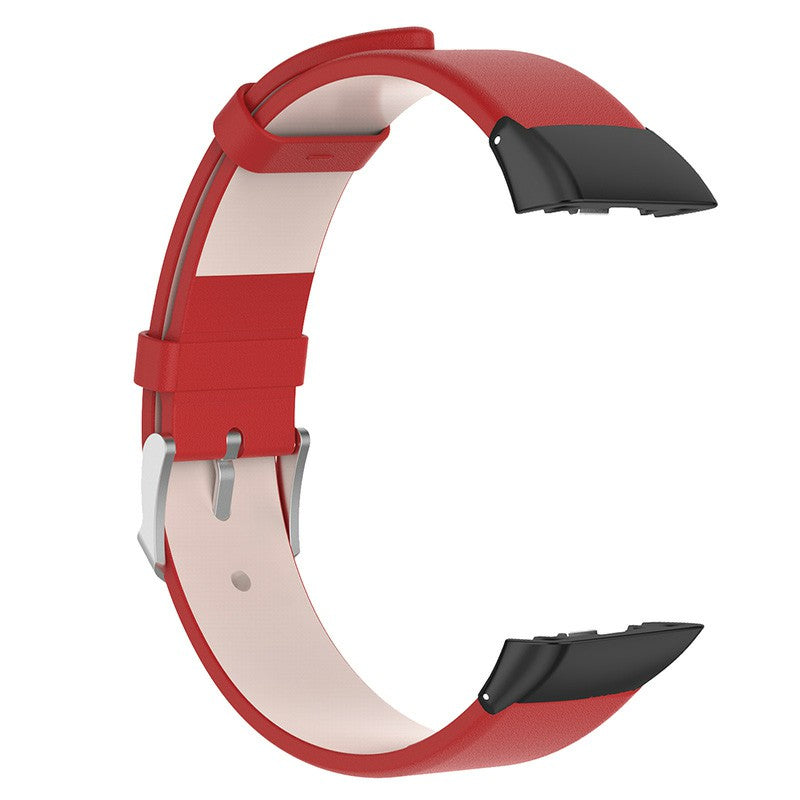Top Layer Genuine Leather Quick Release Watch Band Strap Replacement for Huawei Band 6 Honor Band 6 Top Layer Genuine Leather Quick Release Watch Band Strap Replacement for Huawei Band 6 Honor Band 6
